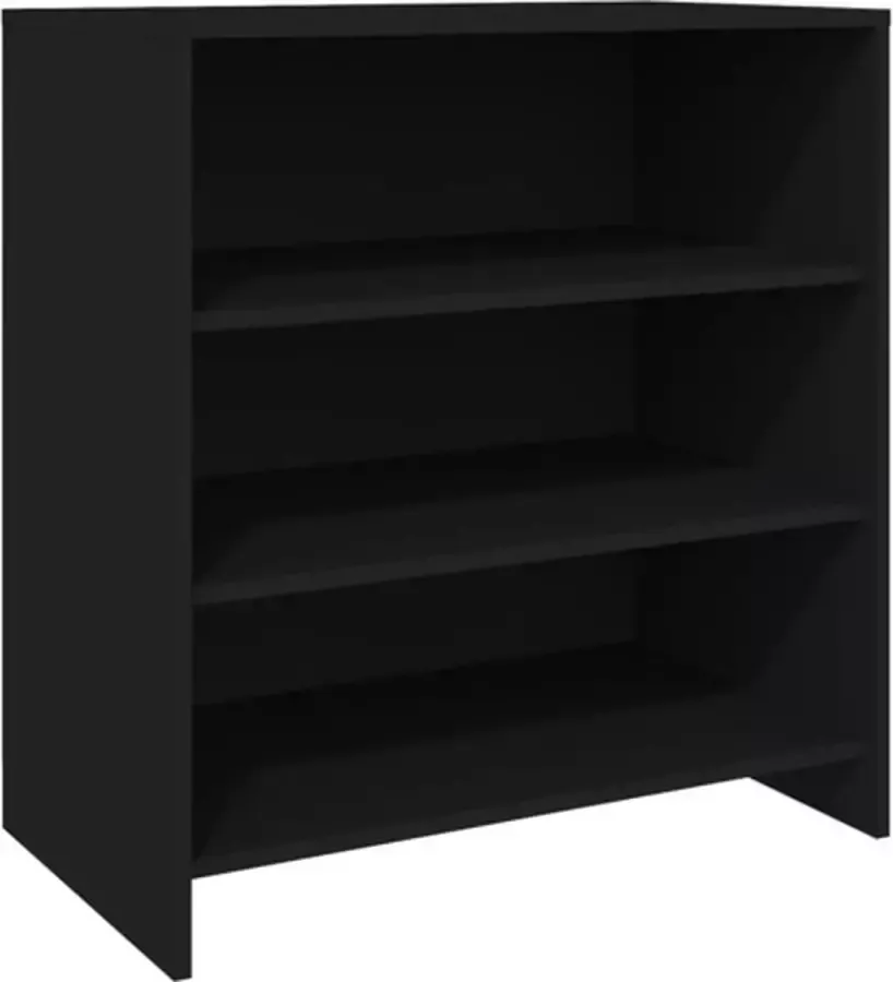 VidaXL Dressoir 70x40 5x75 cm spaanplaat zwart - Foto 2