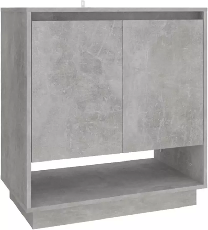 VidaXL -Dressoir-70x41x75-cm-bewerkt-hout-betongrijs - Foto 2