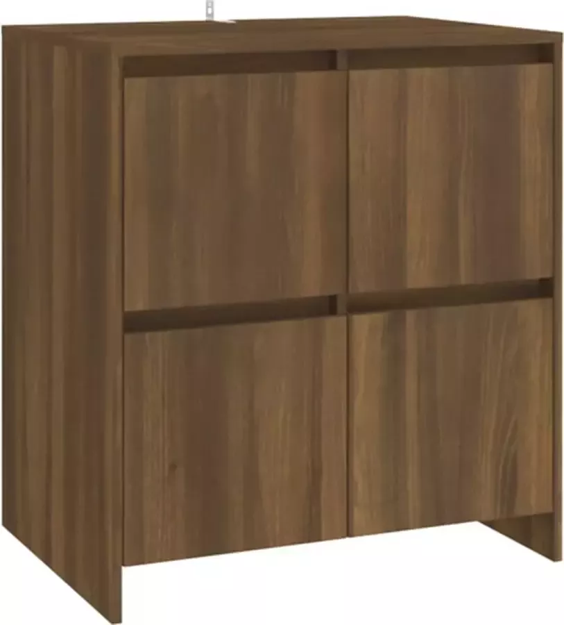 VidaXL -Dressoir-70x41x75-cm-bewerkt-hout-bruin-eikenkleur - Foto 3