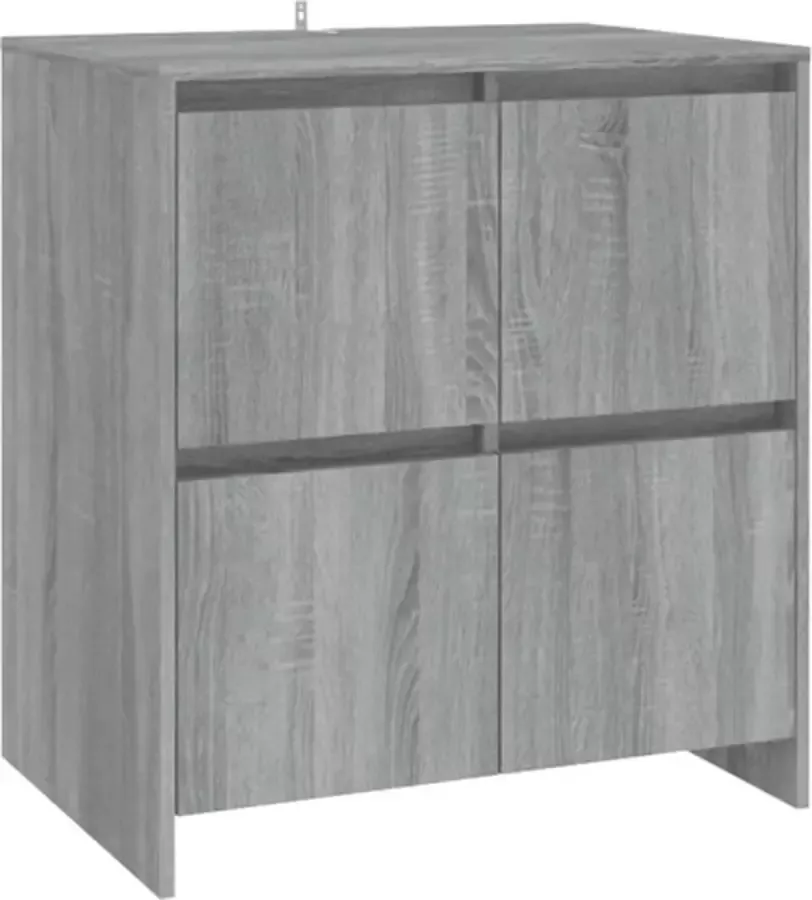 VidaXL -Dressoir-70x41x75-cm-bewerkt-hout-grijs-sonoma-eikenkleurig - Foto 3