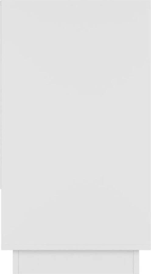 VidaXL -Dressoir-70x41x75-cm-bewerkt-hout-hoogglans-wit - Foto 3