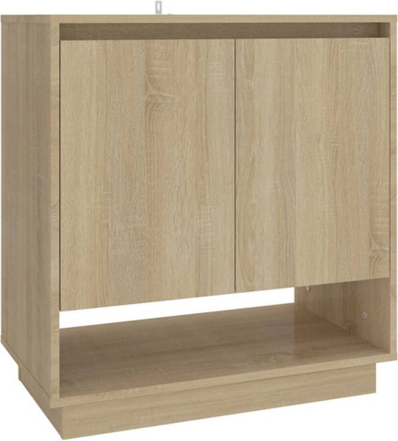 VidaXL -Dressoir-70x41x75-cm-bewerkt-hout-sonoma-eikenkleurig - Foto 3
