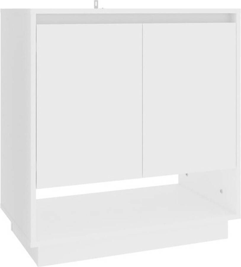 VidaXL -Dressoir-70x41x75-cm-bewerkt-hout-wit - Foto 3