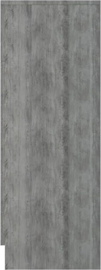 VidaXL Dressoir 71x35x88 cm spaanplaat betonkleurig - Foto 2