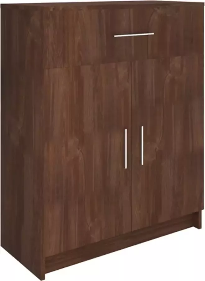 VidaXL Dressoir 71x35x88 cm spaanplaat bruin eikenkleurig - Foto 2