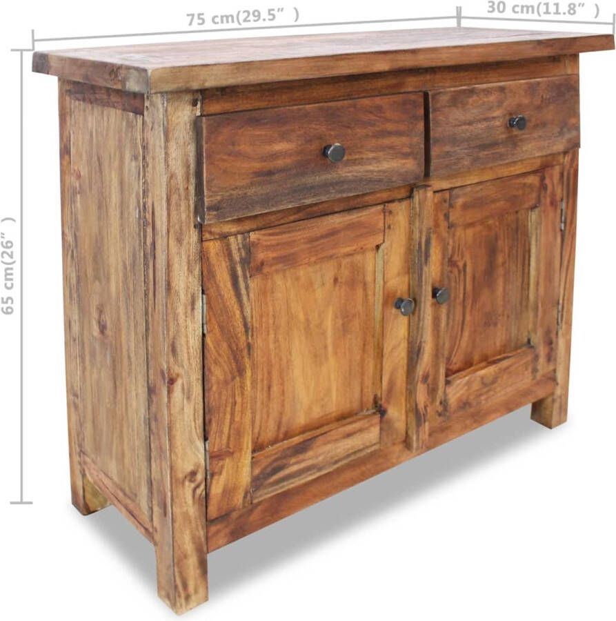 VidaXL -Dressoir-75x30x65-cm-massief-gerecycled-hout