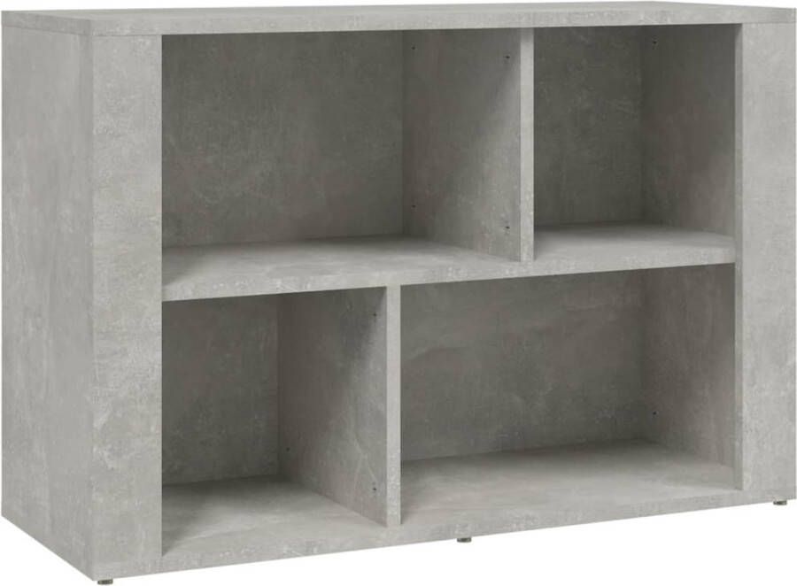 VidaXL -Dressoir-80x30x54-cm-bewerkt-hout-betongrijs - Foto 2