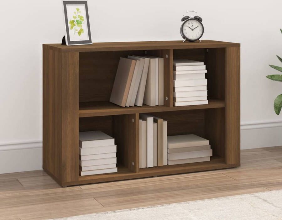 VidaXL -Dressoir-80x30x54-cm-bewerkt-hout-bruineikenkleurig