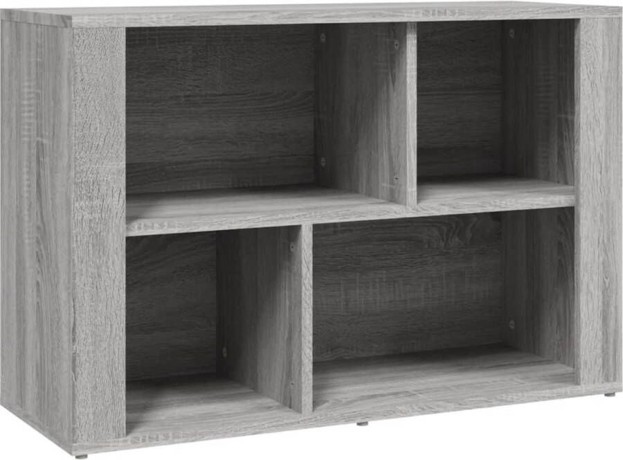 VidaXL -Dressoir-80x30x54-cm-bewerkt-hout-grijs-sonoma-eikenkleurig - Foto 3