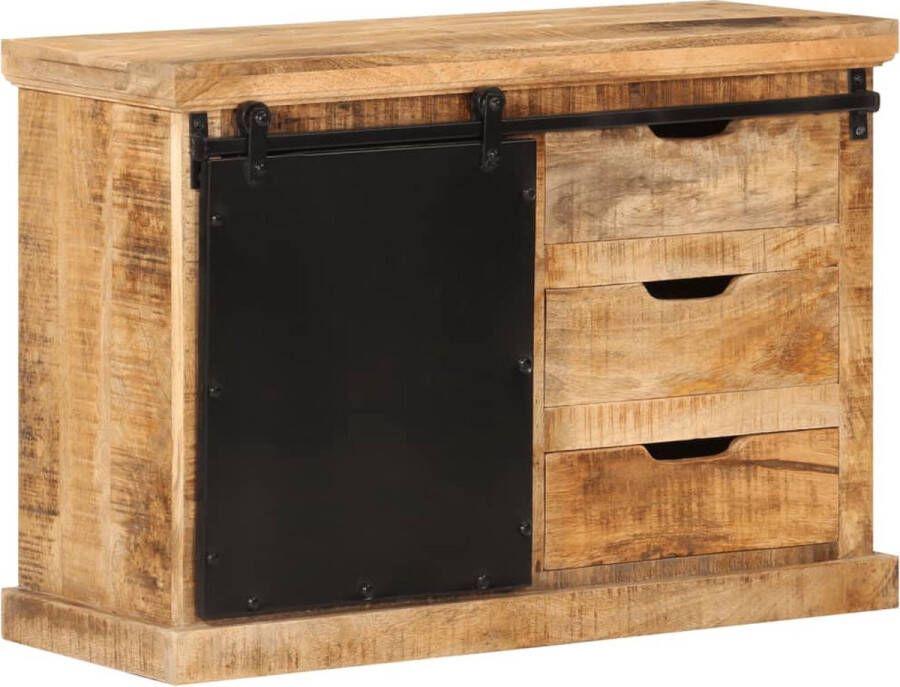 VidaXL -Dressoir-80x30x55-cm-massief-ruw-mangohout - Foto 3