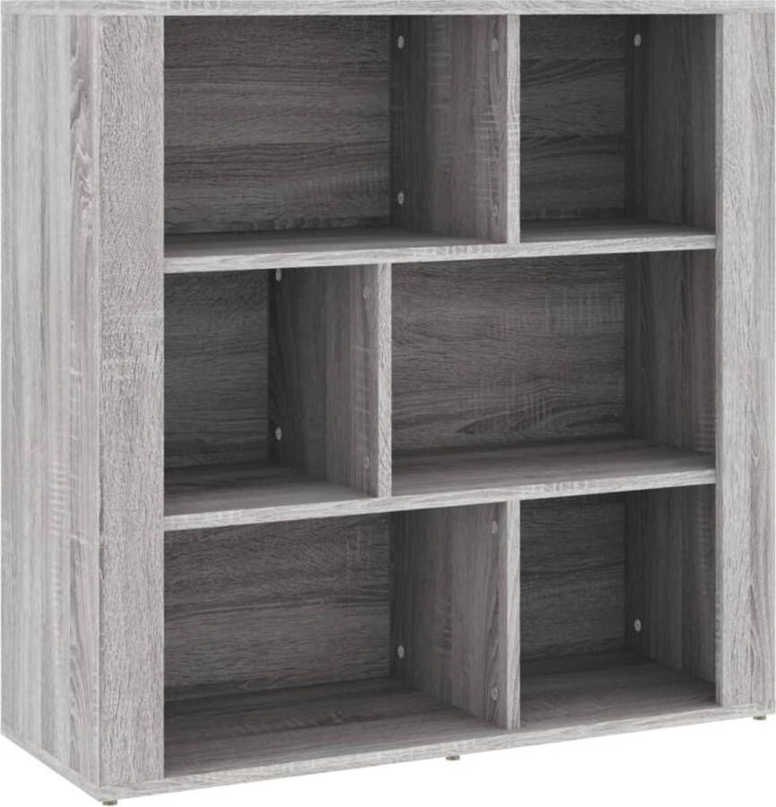 VidaXL -Dressoir-80x30x80-cm-bewerkt-hout-grijs-sonoma-eikenkleurig