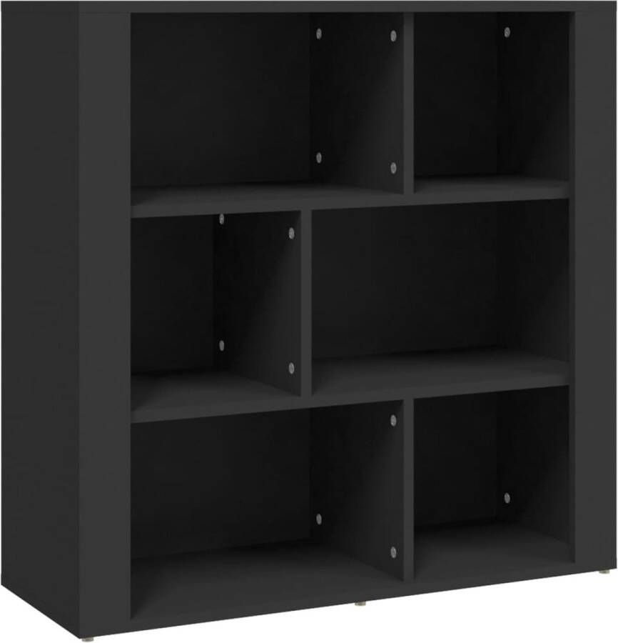 VidaXL -Dressoir-80x30x80-cm-bewerkt-hout-zwart