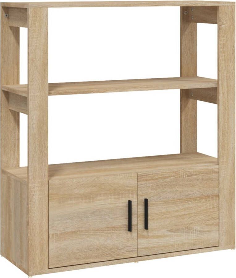 VidaXL -Dressoir-80x30x90-cm-bewerkt-hout-sonoma-eikenkleurig