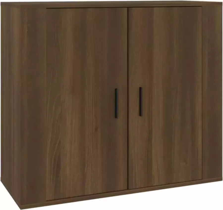 VidaXL -Dressoir-80x33x70-cm-bewerkt-hout-bruineikenkleurig - Foto 3