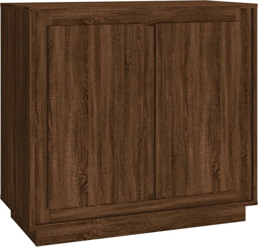 VidaXL -Dressoir-80x34x75-cm-bewerkt-hout-bruineikenkleurig - Foto 2