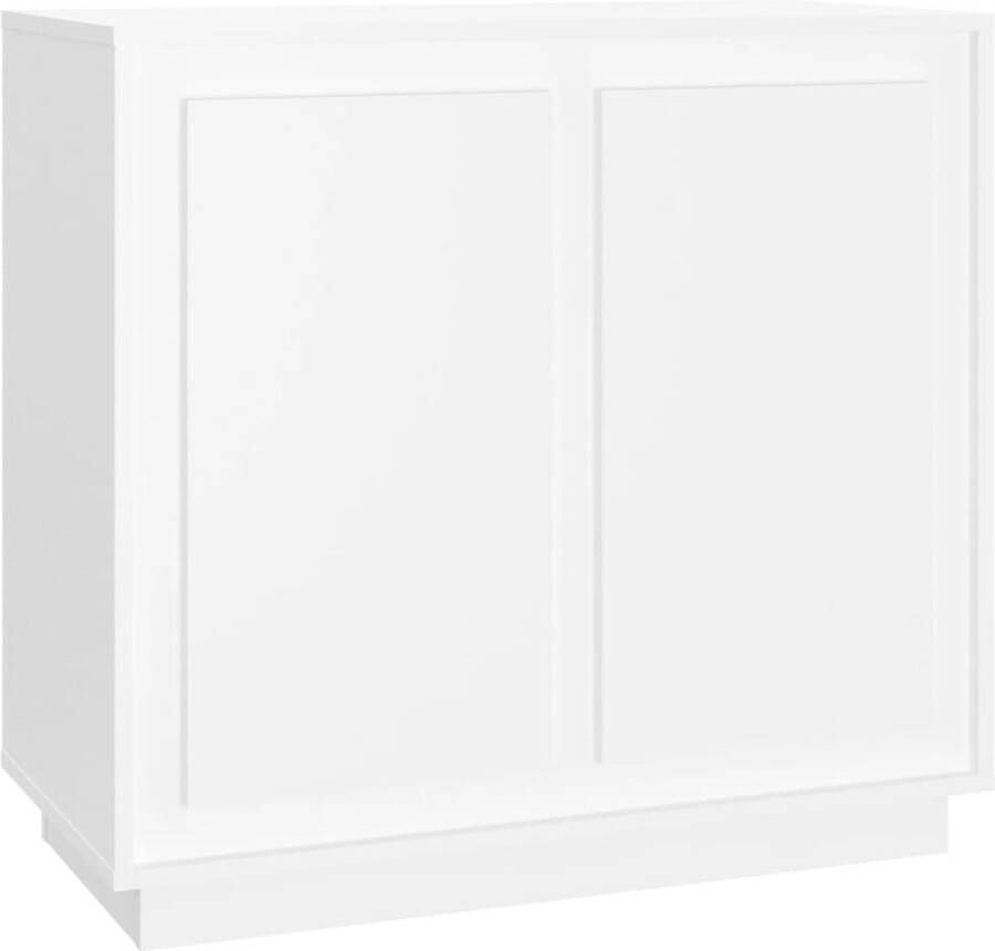 VidaXL -Dressoir-80x34x75-cm-bewerkt-hout-wit - Foto 2