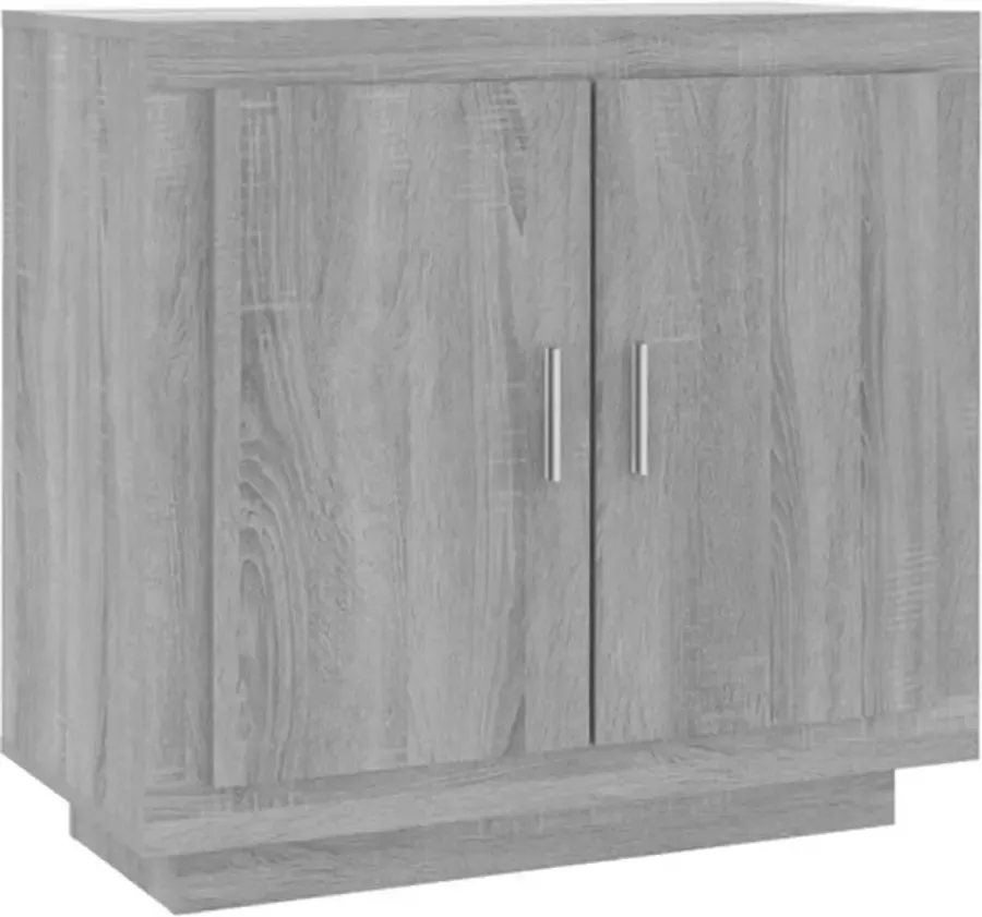 VidaXL -Dressoir-80x40x75-cm-bewerkt-hout-grijs-sonoma-eikenkleurig - Foto 3