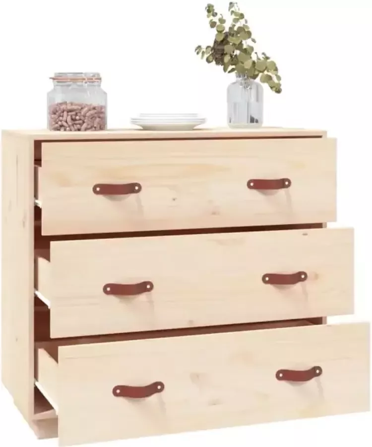 VidaXL -Dressoir-80x40x75-cm-massief-grenenhout - Foto 2