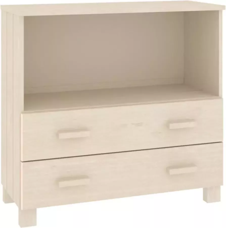 VidaXL -Dressoir-HAMAR-85x35x80-cm-massief-grenenhout-honingbruin - Foto 3