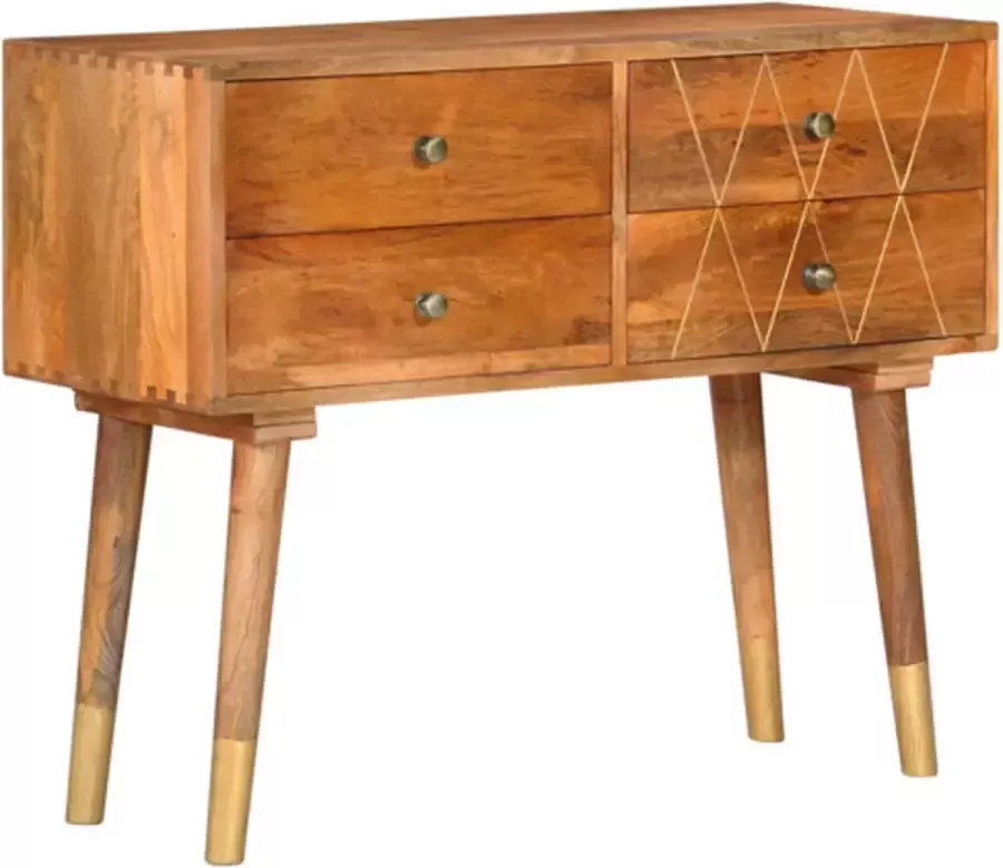 VidaXL -Dressoir-85x40x70-cm-massief-mangohout - Foto 3