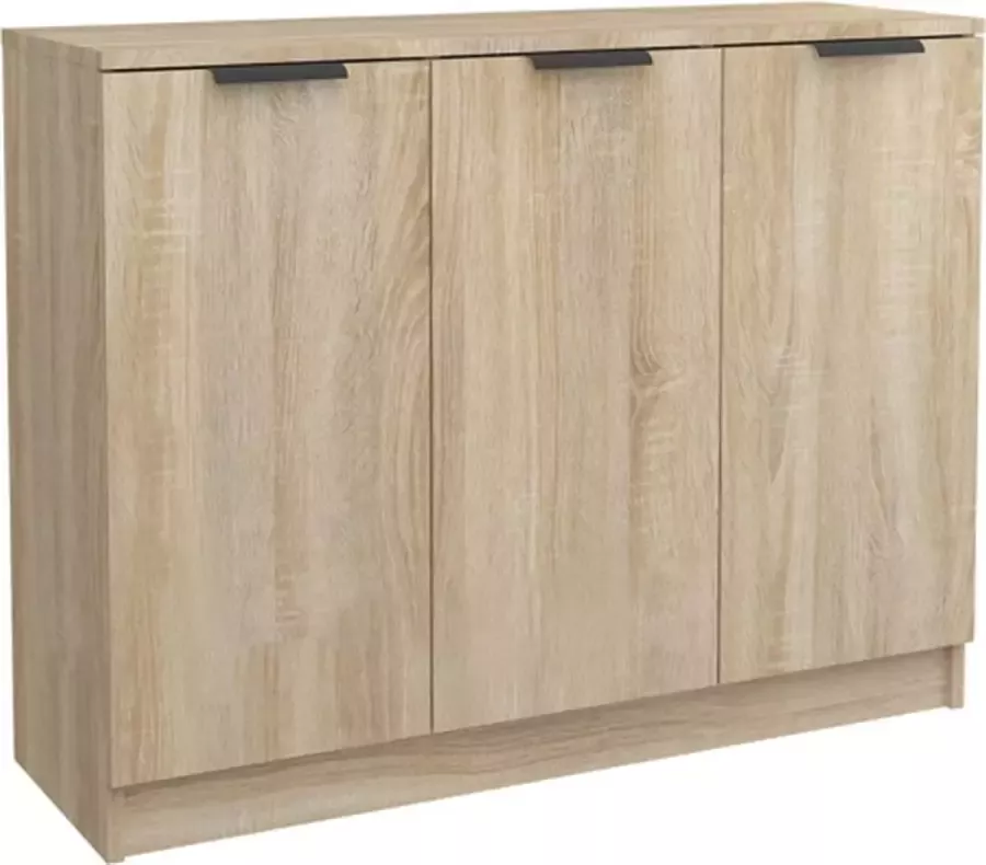 VidaXL -Dressoir-90 5x30x70-cm-bewerkt-hout-sonoma-eikenkleurig - Foto 5