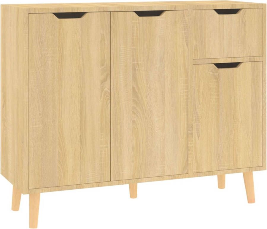 VidaXL -Dressoir-90x30x72-cm-bewerkt-hout-sonoma-eikenkleurig