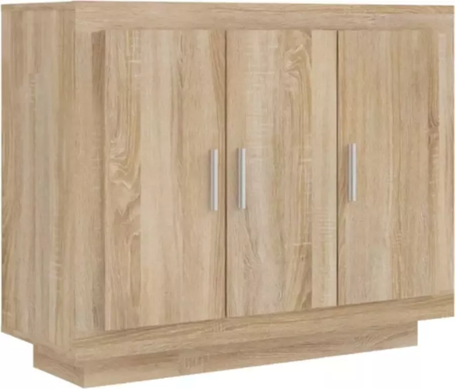 VidaXL -Dressoir-92x35x75-cm-bewerkt-hout-sonoma-eikenkleurig - Foto 3