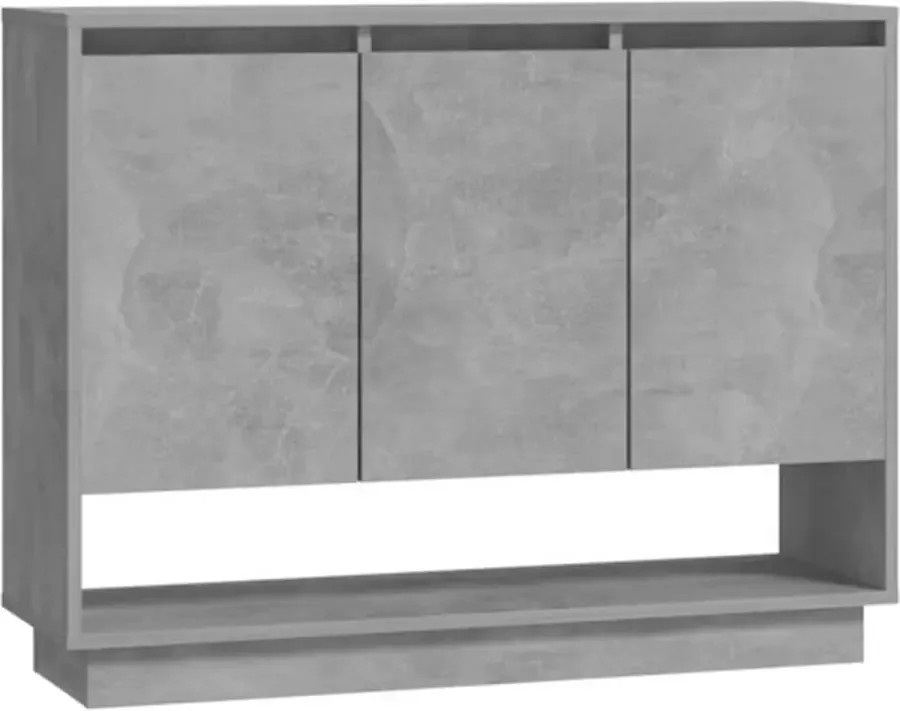 VidaXL Dressoir 97x31x75 cm bewerkt hout betongrijs - Foto 2