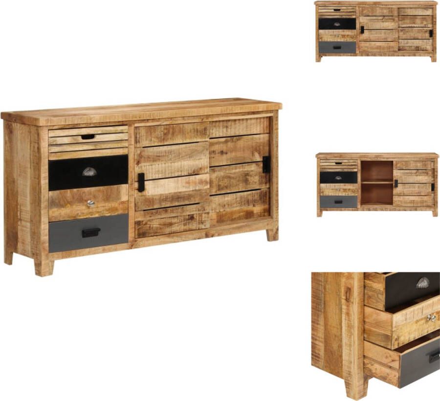 VidaXL Dressoir Dressoirs Kast Kasten Dressoir 160x40x80 cm massief mangohout