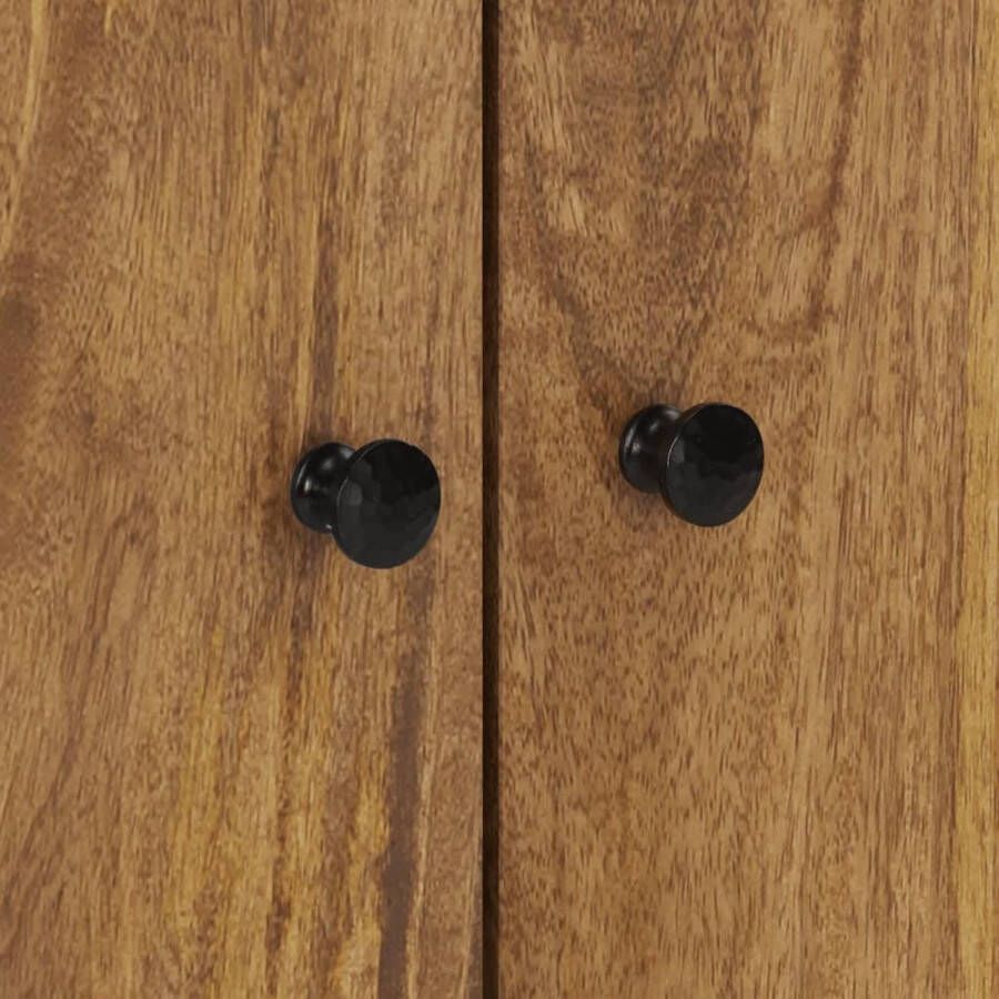 VidaXL -Dressoir-met-2-deuren-60x33x75-cm-massief-mangohout