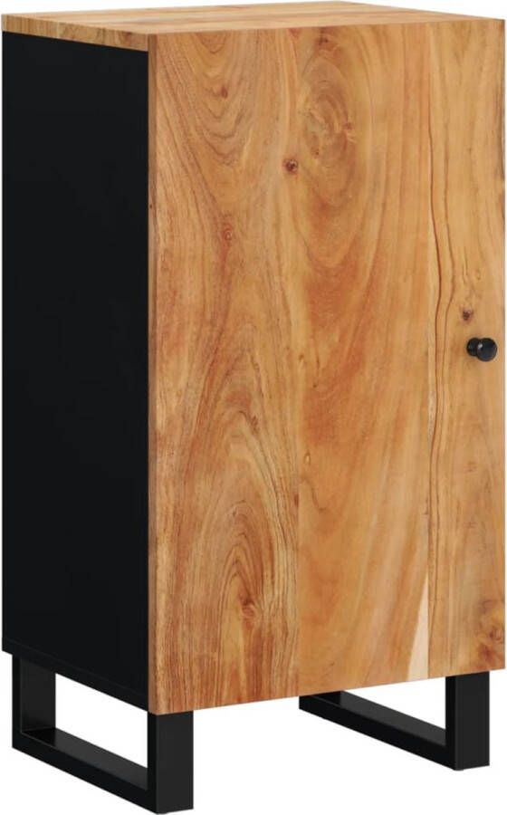 VidaXL -Dressoir-met-deur-40x31x75-cm-massief-acaciahout