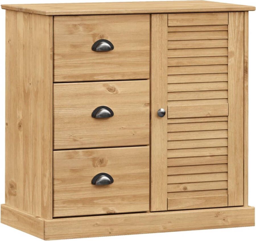 VidaXL -Dressoir-met-lades-VIGO-78x40x75-cm-massief-grenenhout - Foto 2