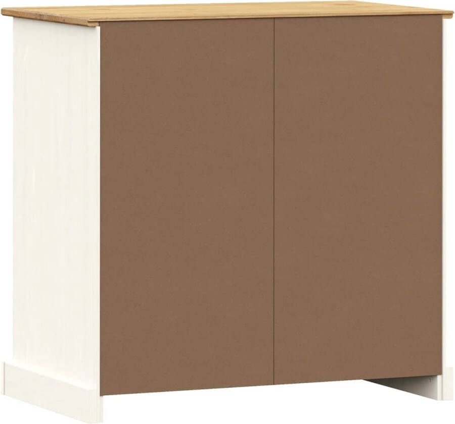 VidaXL -Dressoir-met-lades-VIGO-78x40x75-cm-massief-grenenhout-wit - Foto 4