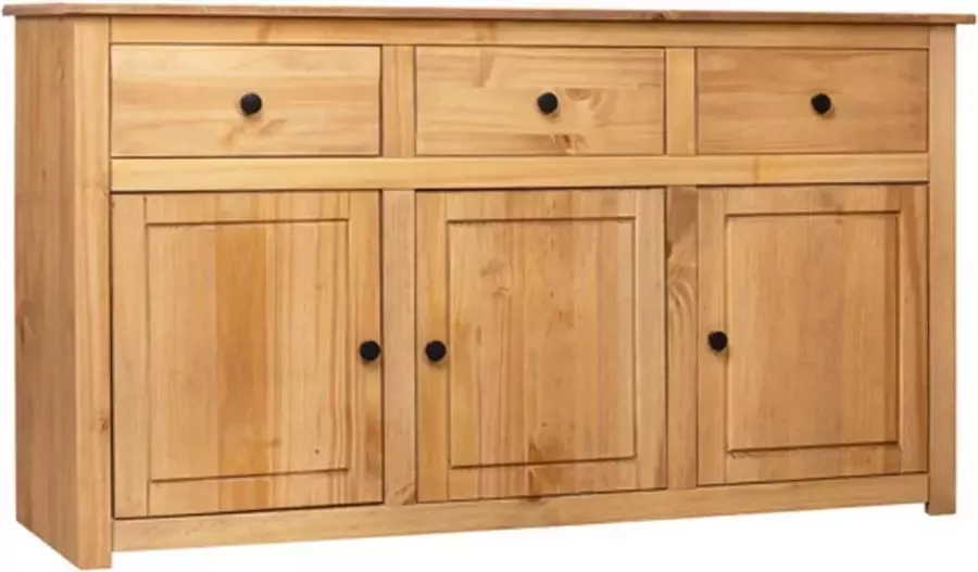 VidaXL -Dressoir-Panama-Range-135x40x80-cm-massief-grenenhout - Foto 3