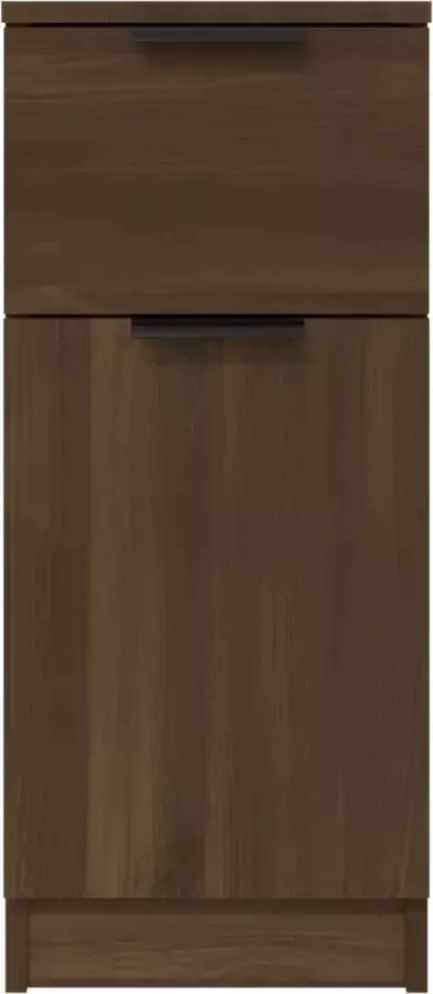 VidaXL -Dressoirs-2-st-30x30x70-cm-bewerkt-hout-bruineikenkleurig - Foto 3