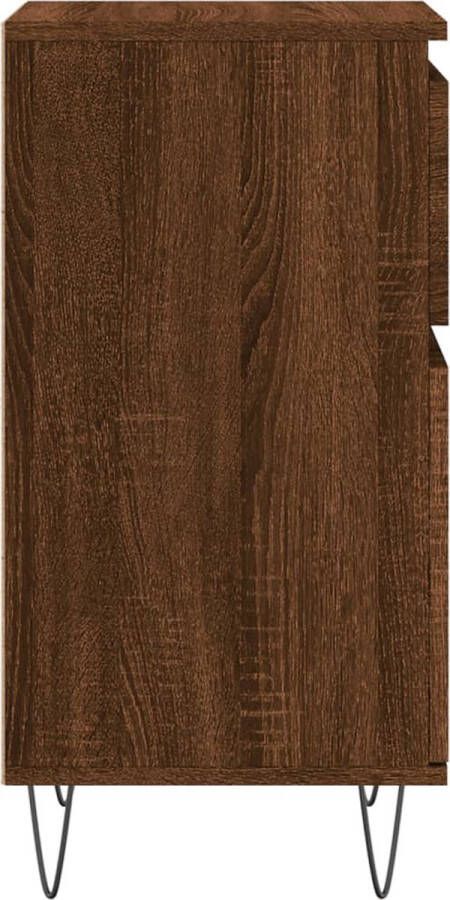 VidaXL -Dressoirs-2-st-40x35x70-cm-bewerkt-hout-bruineikenkleurig - Foto 8