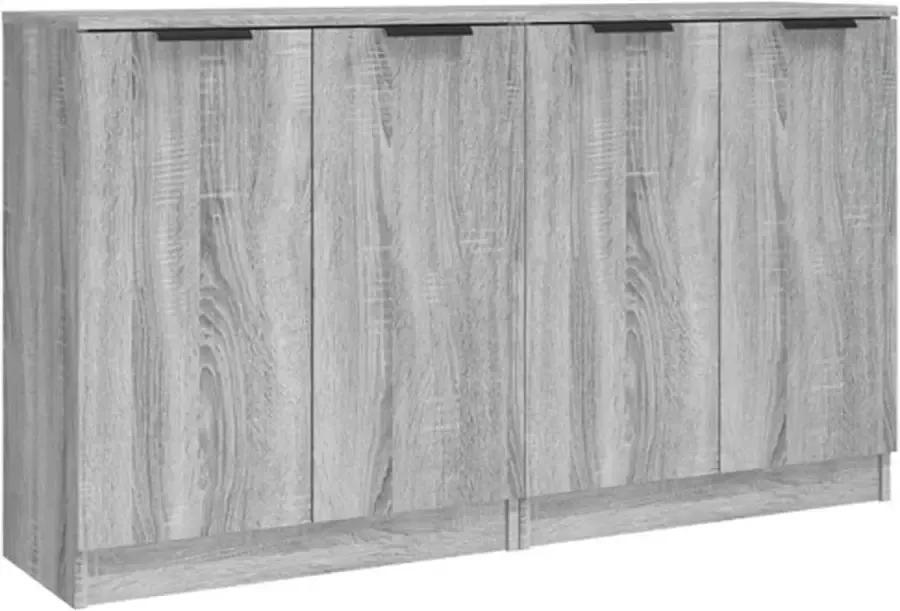 VidaXL -Dressoirs-2-st-60x30x70-cm-bewerkt-hout-grijs-sonoma-eikenkleur - Foto 5