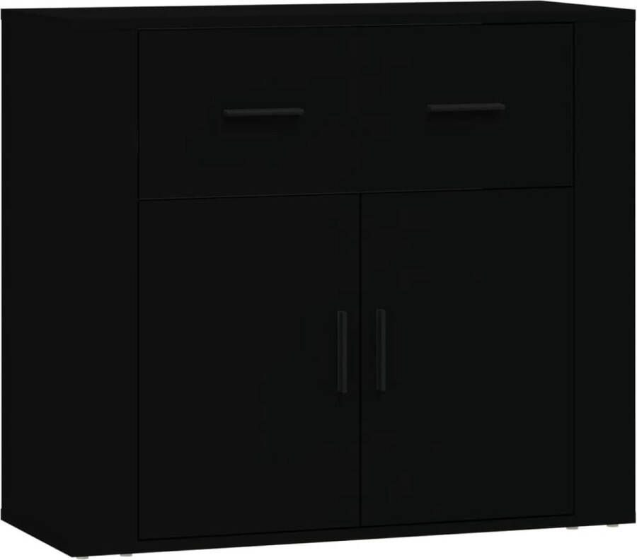 VidaXL -Dressoirs-3-st-bewerkt-hout-zwart - Foto 3