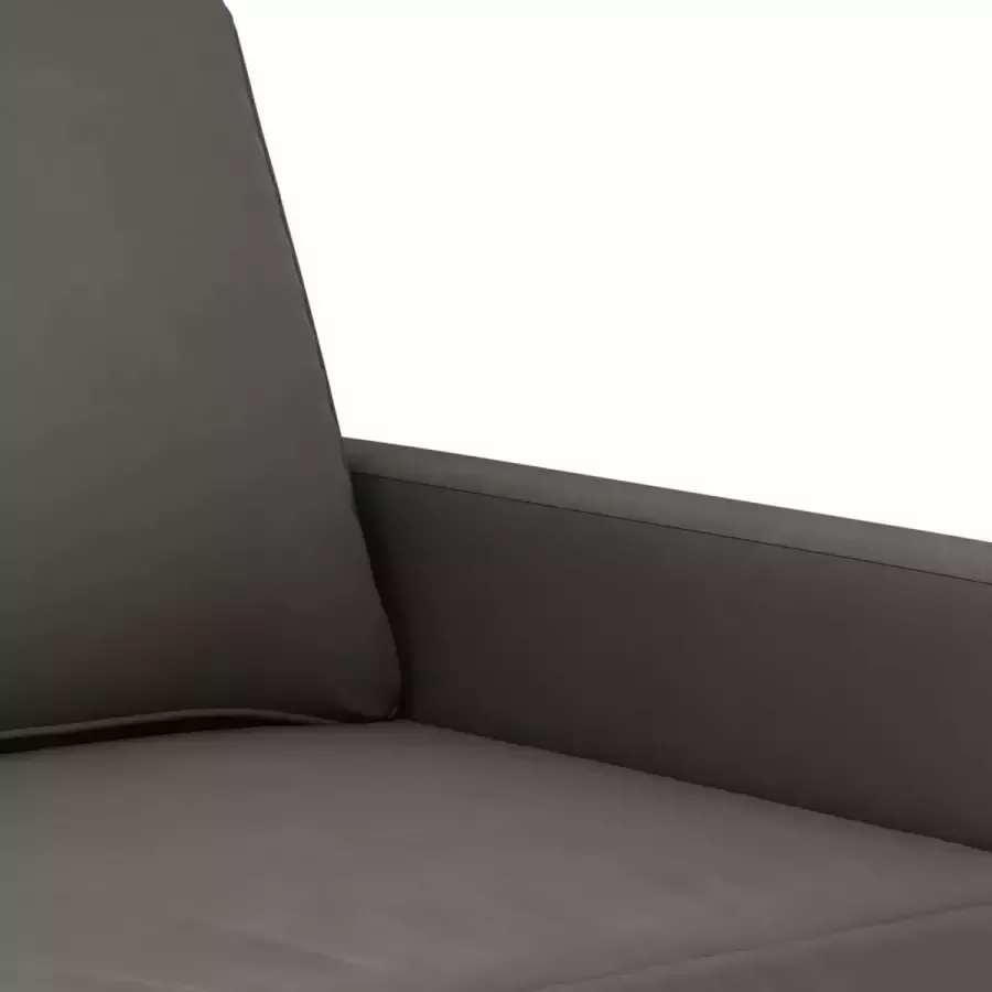 VidaXL Driezitsbank 180 cm fluweel donkergrijs - Foto 2