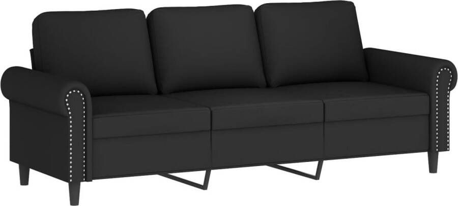 Vida XL Driezitsbank 180 cm fluweel zwart SKU: V359544 - Foto 3