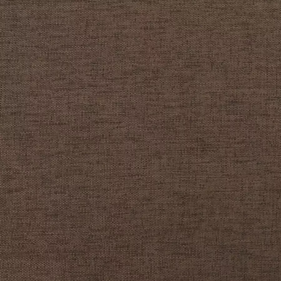 VIDAXL Driezitsbank 180 cm stof bruin - Foto 1