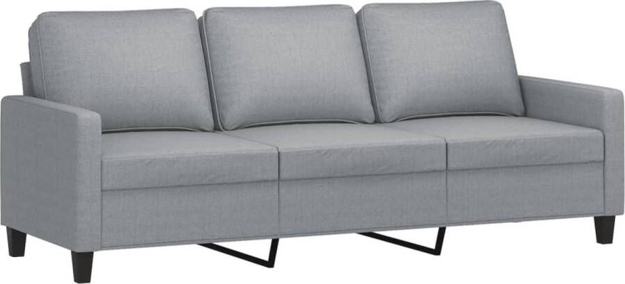 Vida XL vidaXL Driezitsbank 180 cm stof lichtgrijs-VXL-359243 - Foto 8