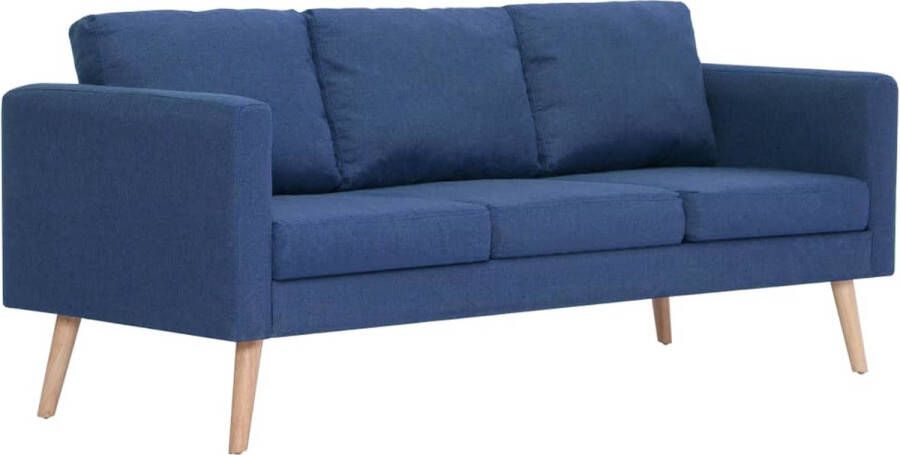 VidaXL -Driezitsbank-stof-blauw - Foto 4
