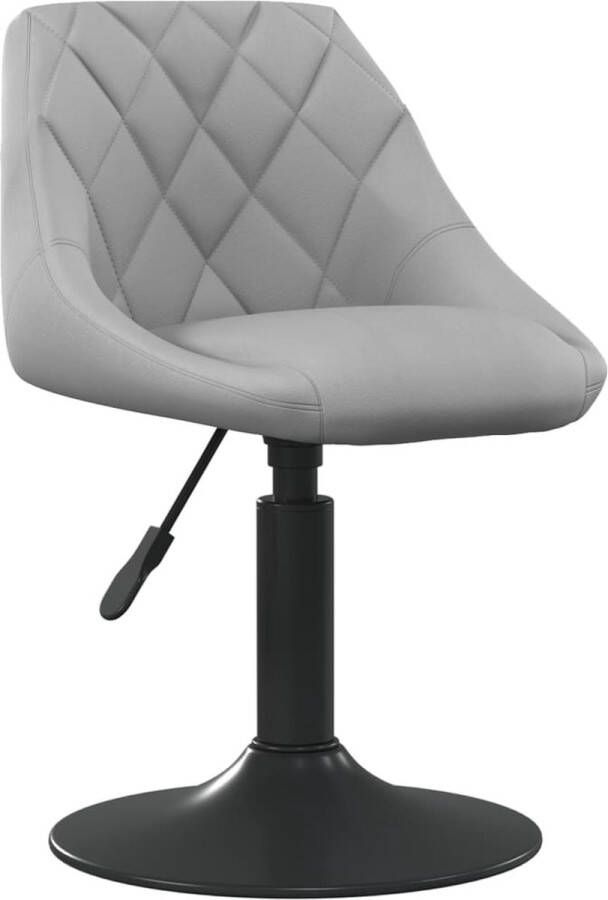 VidaXL Eetkamerstoelen Draaibaar Fluweel 6 stuks Draaibare Eetkamerstoelen Fluweel Stoelen Lounge Stoelen Salon Meubels Vintage Stoelen Design Stoelen Zwarte Metalen Poten