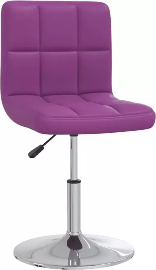 VidaXL Eetkamerstoel kunstleer paars - Foto 2