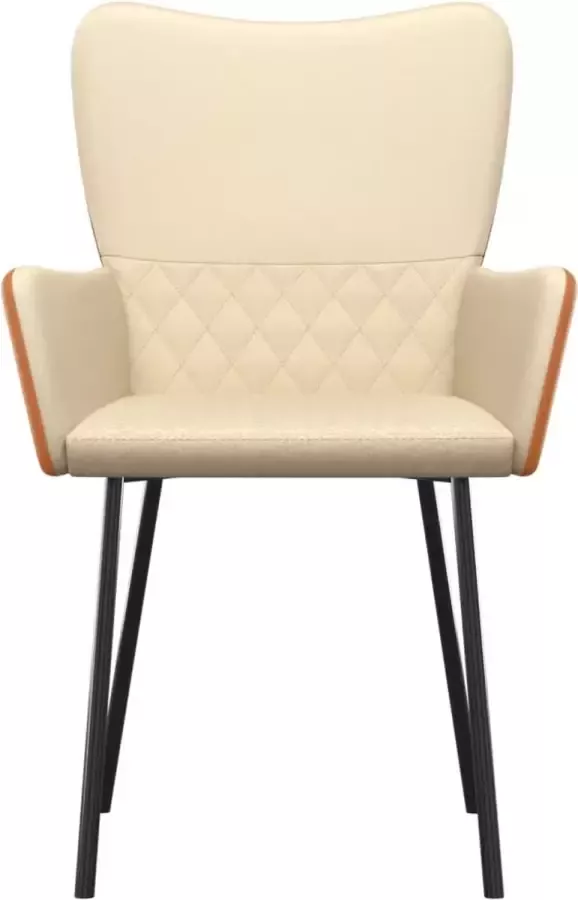 VidaXL -Eetkamerstoelen-2-st-fluweel-bruin - Foto 5