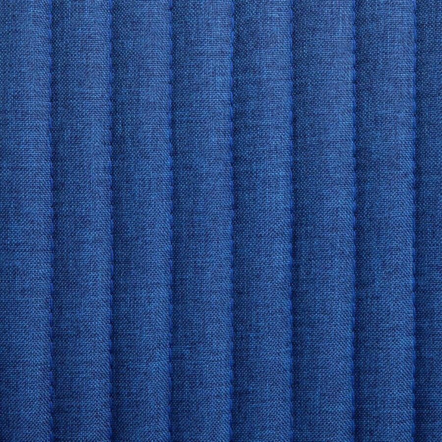 VIDAXL Eetkamerstoelen 2 st stof blauw
