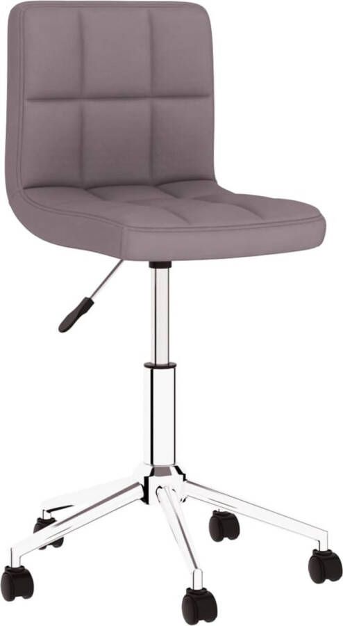 VidaXL -Eetkamerstoelen-4-st-draaibaar-stof-taupe - Foto 2