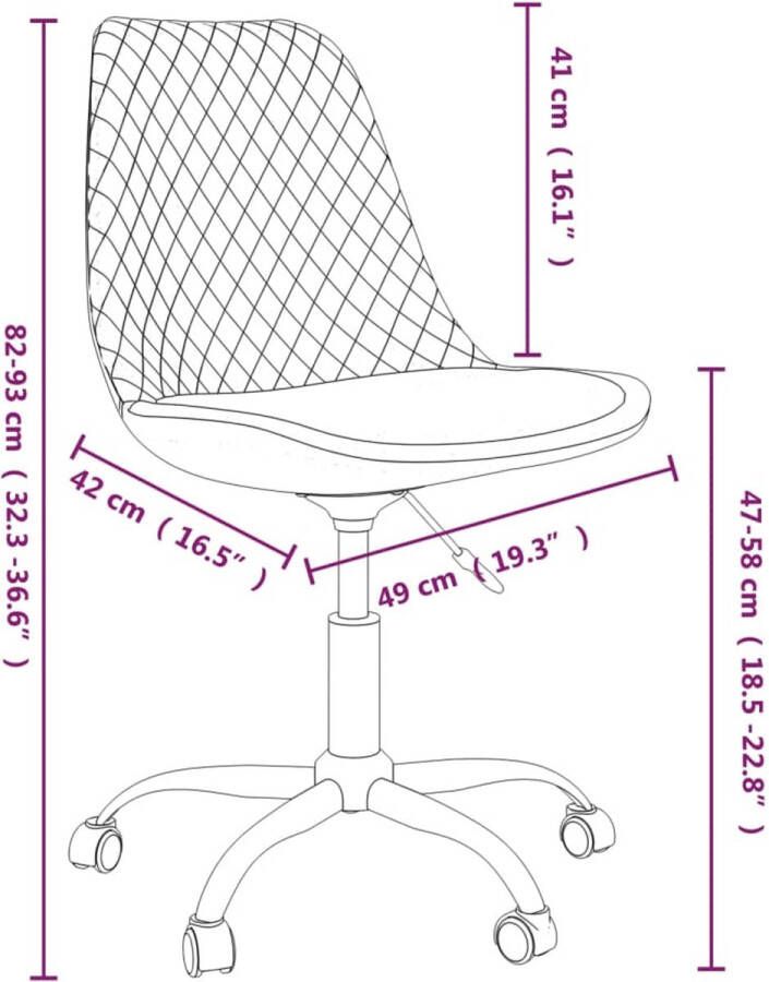 VidaXL -Eetkamerstoelen-4-st-draaibaar-stof-zwart - Foto 2