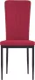 VidaXL Eetkamerstoelen 4 St Fluweel Wijnrood - Thumbnail 4